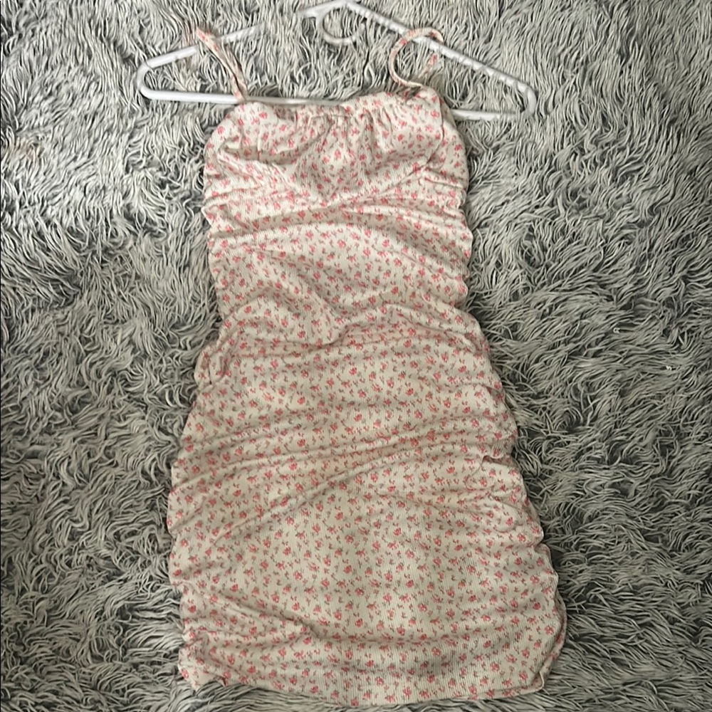 SHEIN Pink Floral Dress